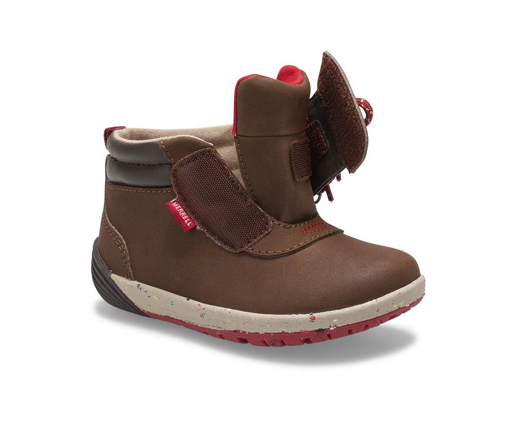 Merrell Boots Brown - Bare Access Steps® 2.0 Jr. - Kids 97RVAIZTL